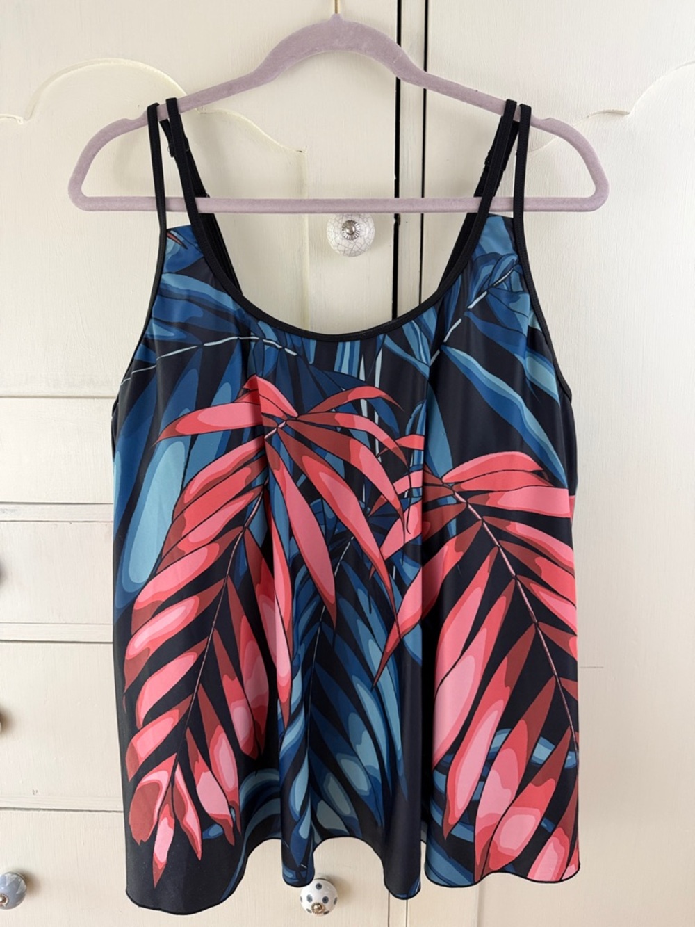 Tropical Leaf swim Tank XXL